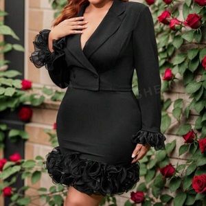 Shein 2 piece ruffle set